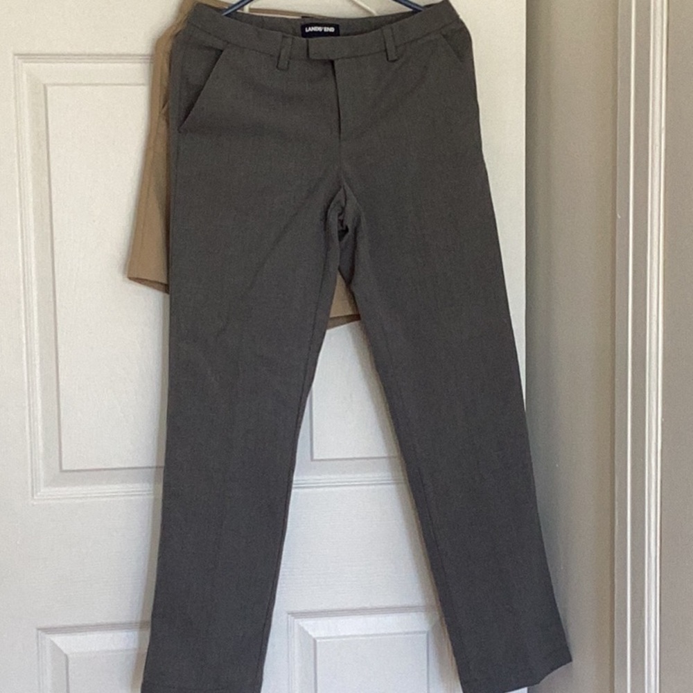 BUNDLE Lands end uniform pants and shorts.
